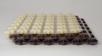 3-set 126 Chocolate Stars - truffle shells - assorted